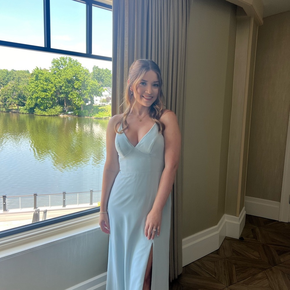 Azazie Mist Bridesmaid Dress